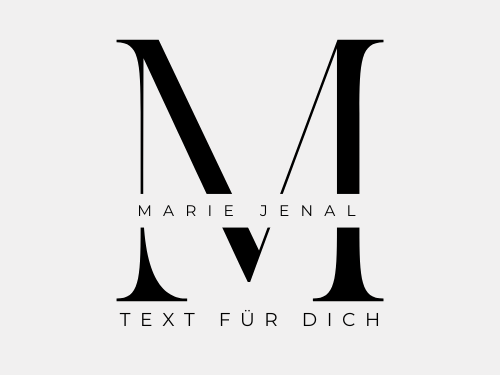 Logo Marie Jenal Werbetexte